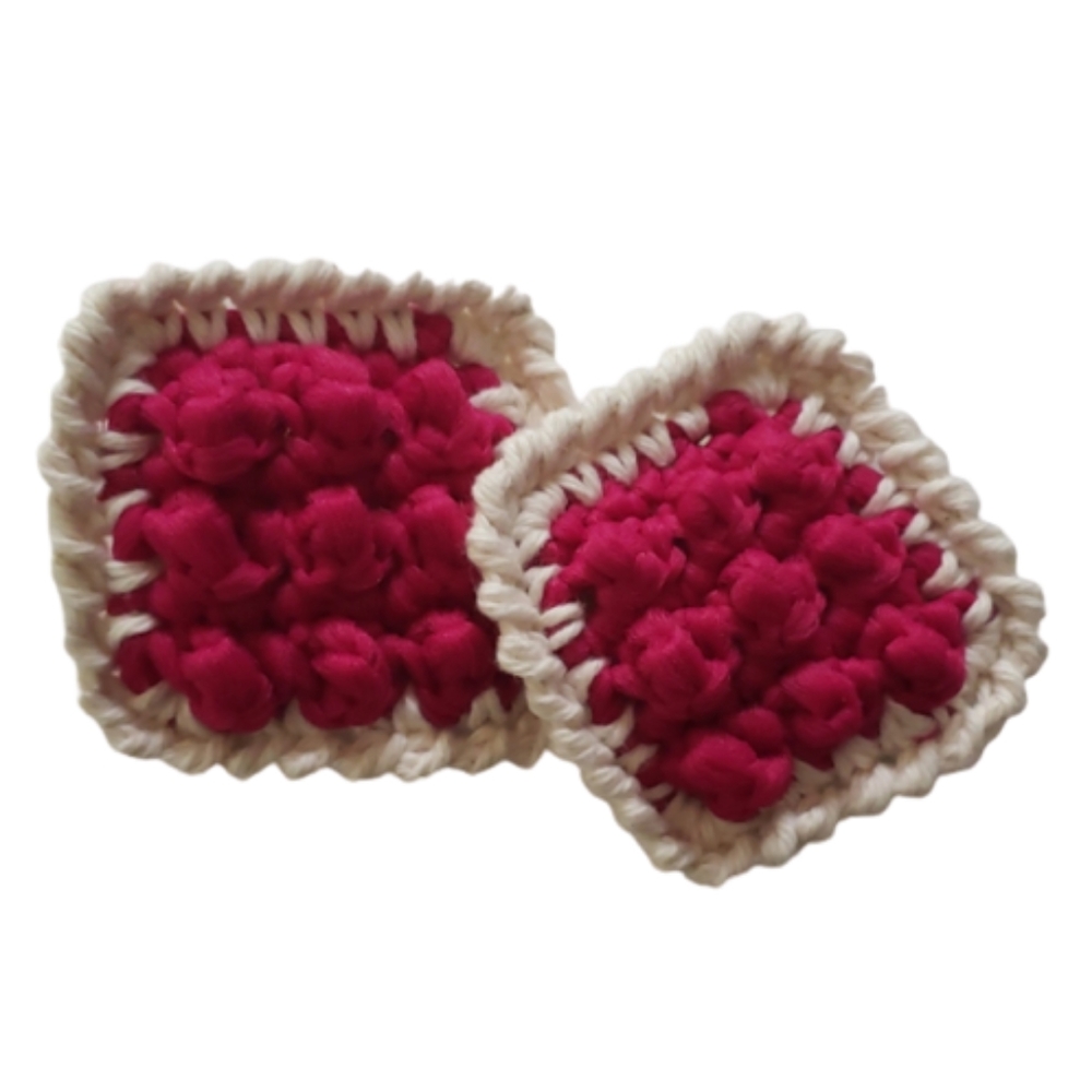 Handmade Crocheted Cotton & Nylon Dish Scrubbers